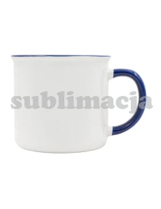 Kubek z powłoką sublimacyjną Ars 400 ml, granatowy