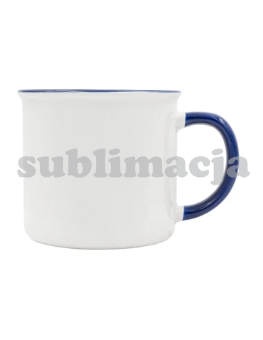 Kubek z powłoką sublimacyjną Ars 400 ml, granatowy