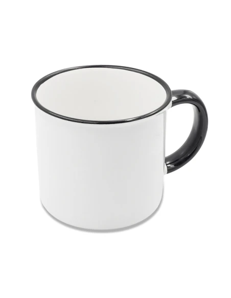 Kubek z powłoką sublimacyjną Ars 400 ml, czarny
