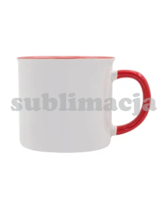 Kubek z powłoką sublimacyjną Ars 400 ml, czerwony