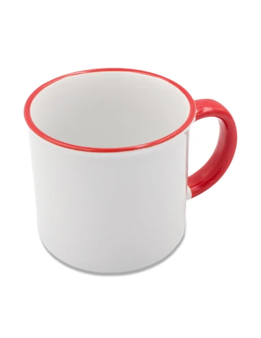 Kubek z powłoką sublimacyjną Ars 400 ml, czerwony