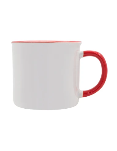 Kubek z powłoką sublimacyjną Ars 400 ml, czerwony