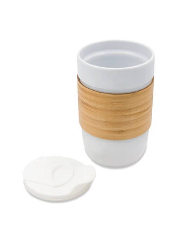 Kubek ceramiczny Skive 500 ml, biały