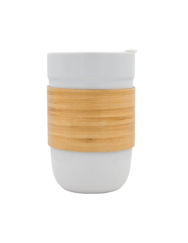 Kubek ceramiczny Skive 500 ml, biały