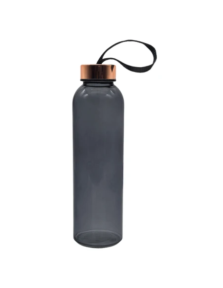 Butelka szklana Lux 500 ml, złoty