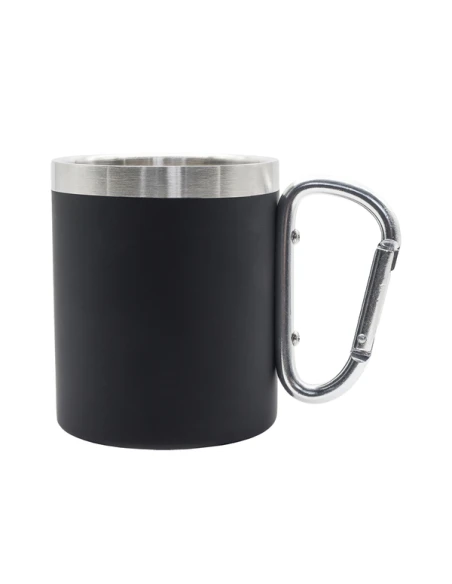 Kubek stalowy Magaro 300 ml, czarny