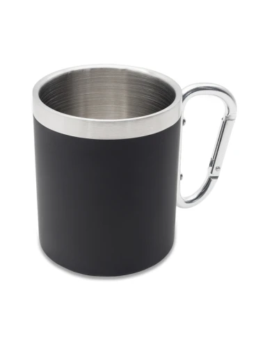 Kubek stalowy Magaro 300 ml, czarny