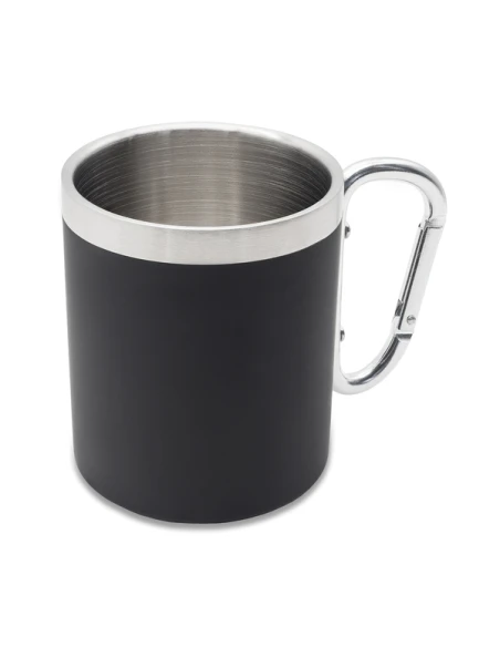 Kubek stalowy Magaro 300 ml, czarny