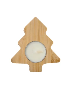 Świecznik ze świeczką tealight Comet, beżowy