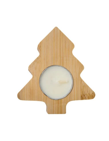 Świecznik ze świeczką tealight Comet, beżowy