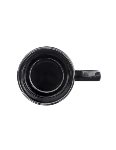 Kubek ceramiczny Pery 480 ml, czarny