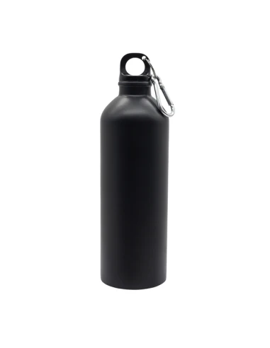 Bidon stalowy Caminos 800 ml, czarny