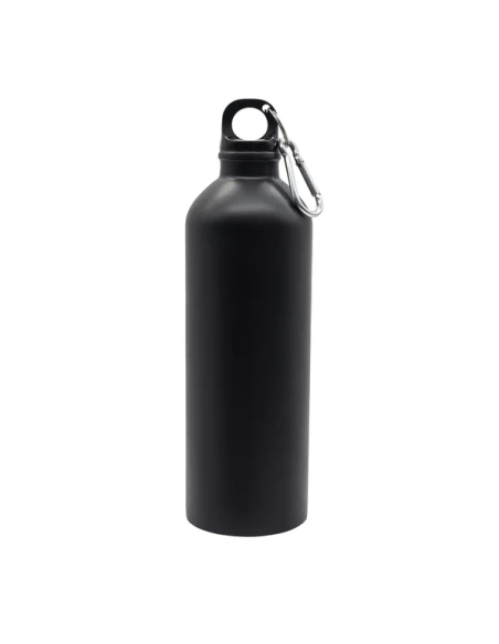 Bidon stalowy Caminos 800 ml, czarny