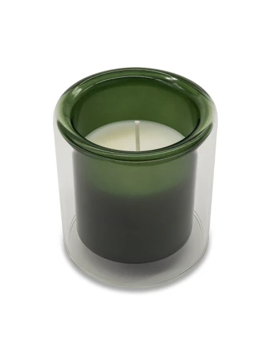 Świeca zapachowa w szkle Glasen, ciemny zielony