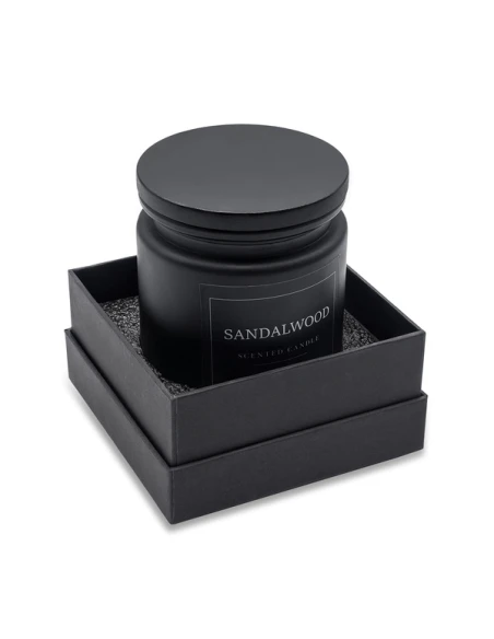 Świeca zapachowa Sandalwood, czarny