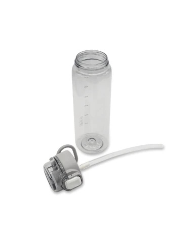 Bidon ze słomką Amad 800 ml, szary