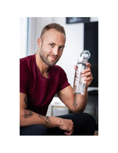 Bidon ze słomką Amad 800 ml, szary