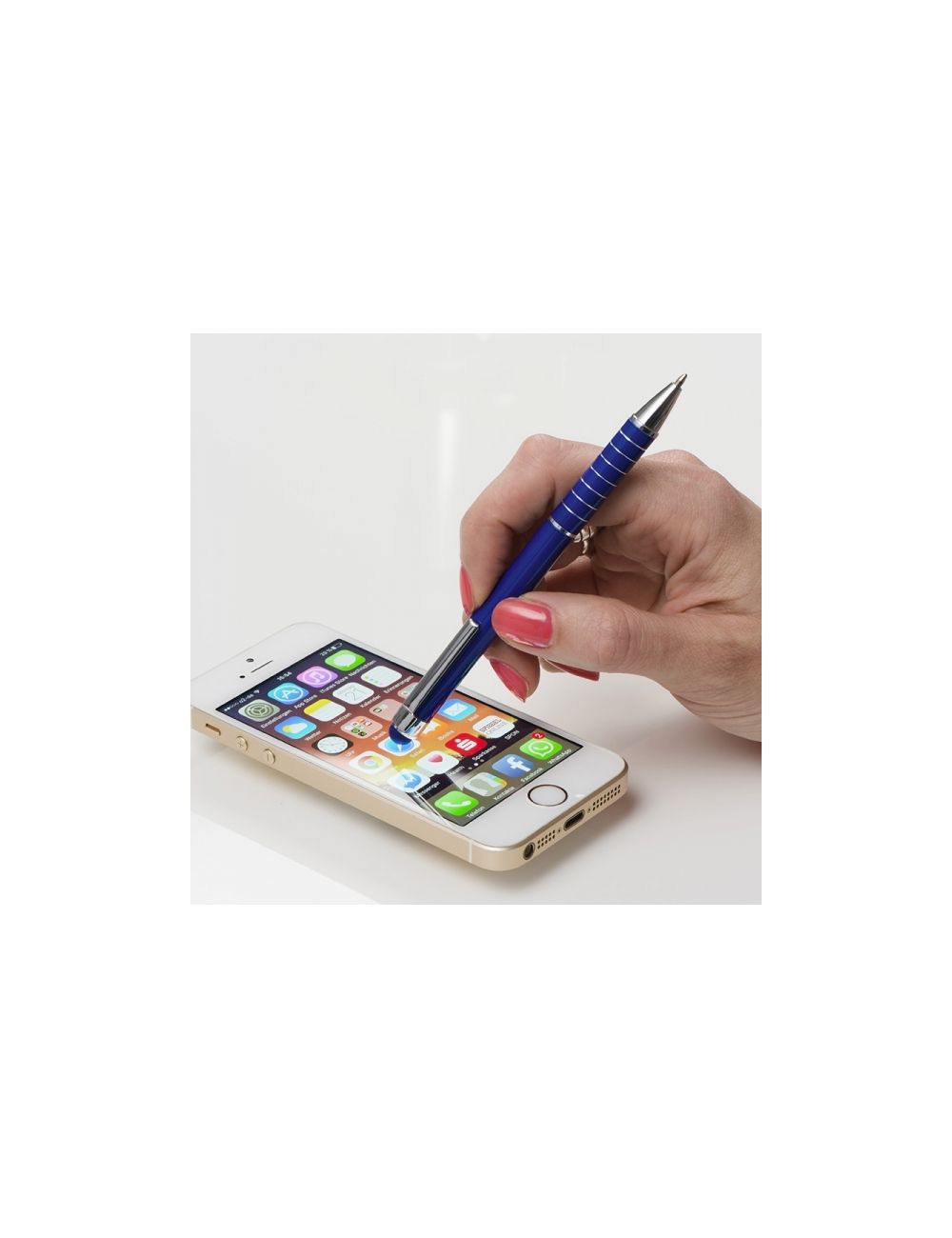 Długopis metalowy touch pen LUEBO