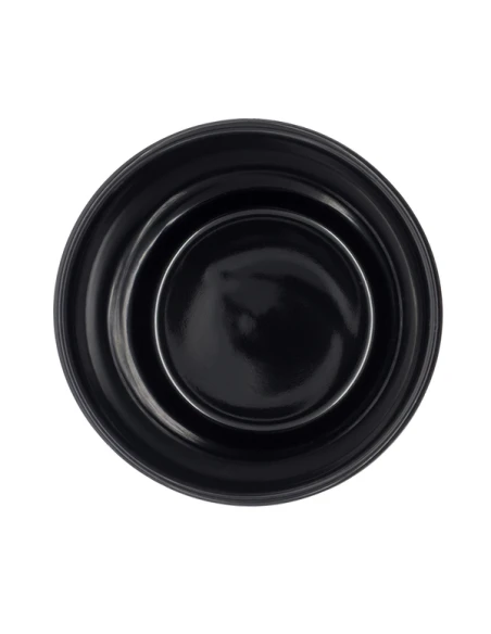 Kubek ceramiczny Caldo 370 ml, czarny