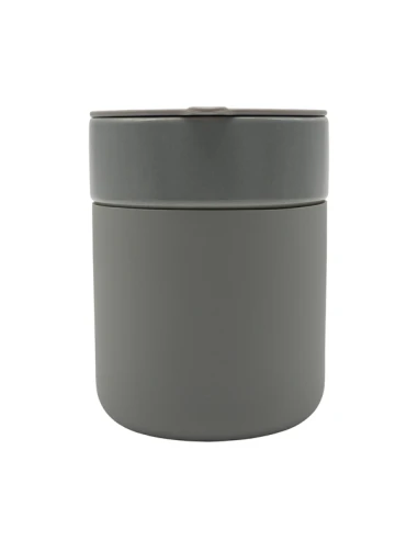Kubek ceramiczny Caldo 370 ml, szary