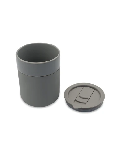 Kubek ceramiczny Caldo 370 ml, szary