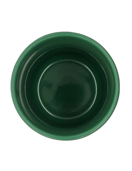 Kubek ceramiczny Caldo 370 ml, ciemny zielony