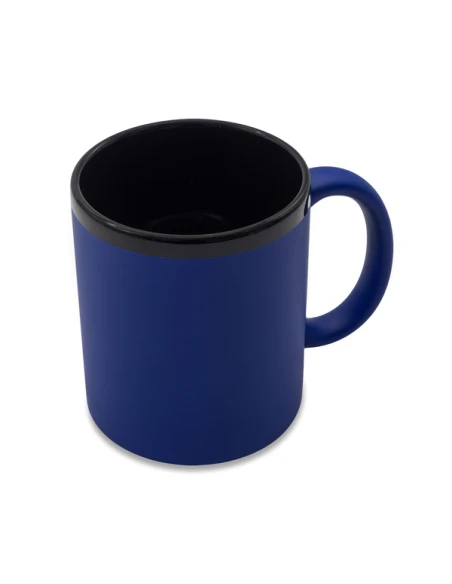 Kubek ceramiczny Velluto 350 ml, niebieski