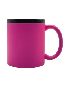 Kubek ceramiczny Velluto 350 ml, magenta