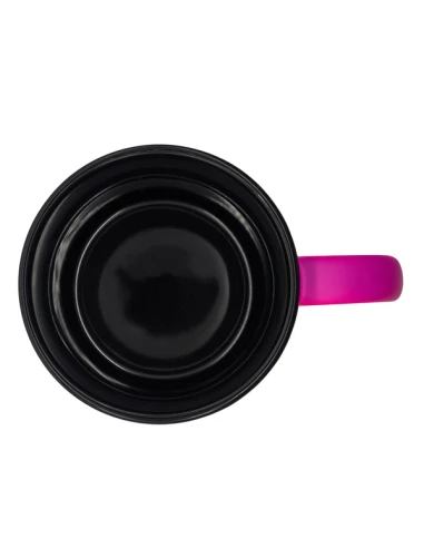 Kubek ceramiczny Velluto 350 ml, magenta