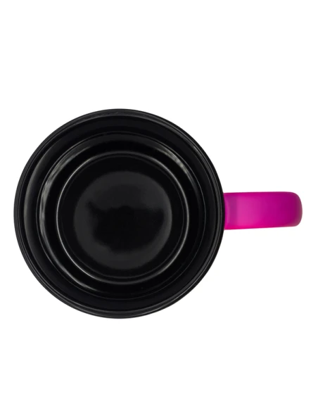 Kubek ceramiczny Velluto 350 ml, magenta