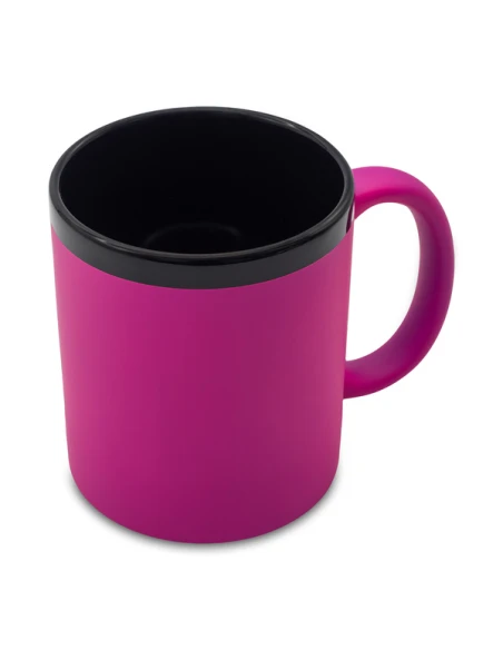 Kubek ceramiczny Velluto 350 ml, magenta