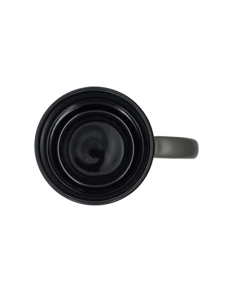 Kubek ceramiczny Velluto 350 ml, szary