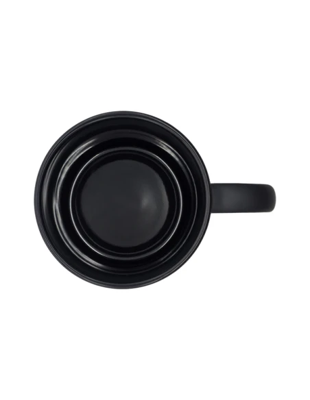 Kubek ceramiczny Velluto 350 ml, czarny