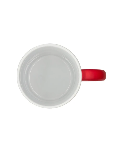 Kubek ceramiczny Velutti 350 ml, czerwony