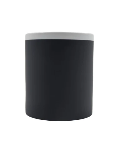 Kubek ceramiczny Velutti 350 ml, czarny