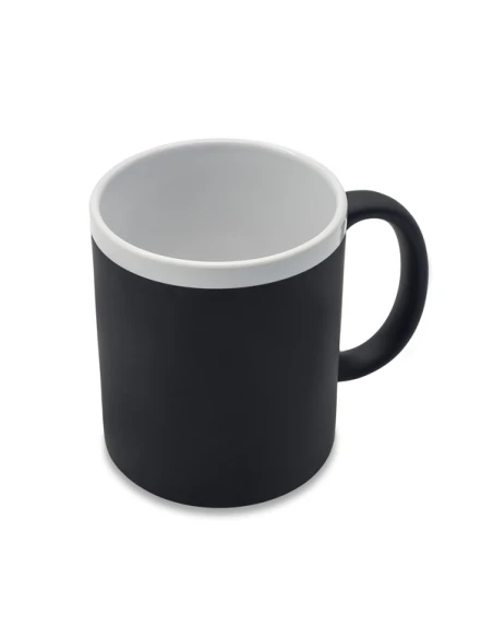Kubek ceramiczny Velutti 350 ml, czarny