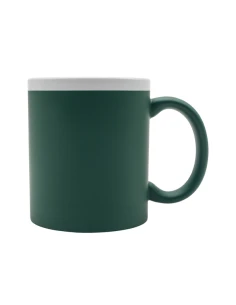 Kubek ceramiczny Velutti 350 ml, zielony