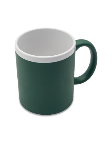 Kubek ceramiczny Velutti 350 ml, zielony