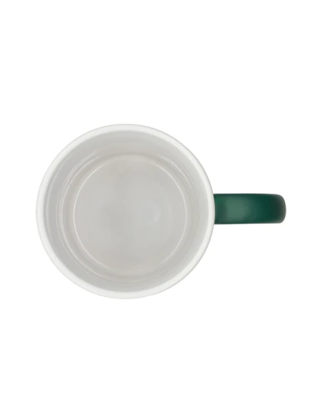 Kubek ceramiczny Velutti 350 ml, zielony