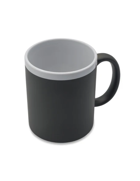 Kubek ceramiczny Velutti 350 ml, szary