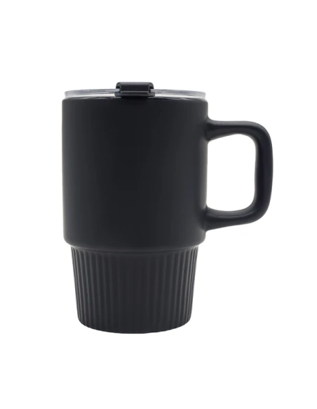 Kubek ceramiczny Azzurro 440 ml, czarny