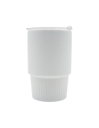 Kubek ceramiczny Azzurro 440 ml, biały