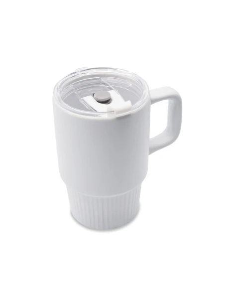 Kubek ceramiczny Azzurro 440 ml, biały