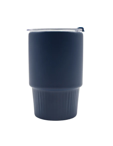 Kubek ceramiczny Azzurro 440 ml, granatowy