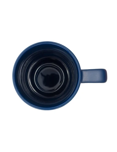 Kubek ceramiczny Azzurro 440 ml, granatowy