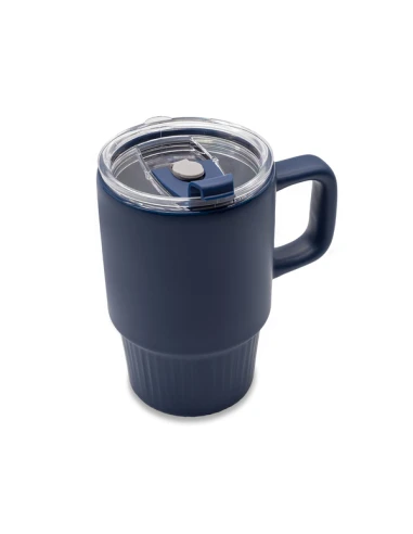Kubek ceramiczny Azzurro 440 ml, granatowy
