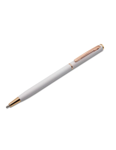 Długopis aluminiowy Lumina, biały
