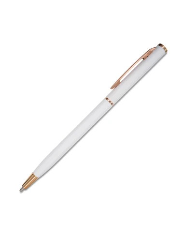 Długopis aluminiowy Lumina, biały