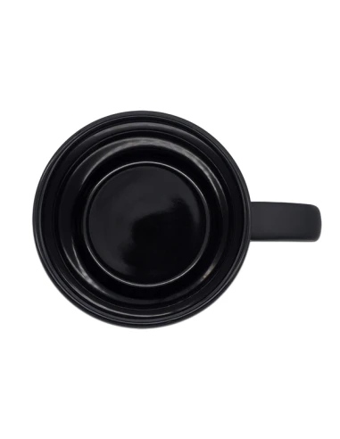 Kubek ceramiczny Esla 345 ml, czarny