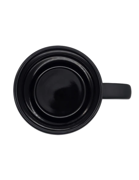 Kubek ceramiczny Esla 345 ml, czarny